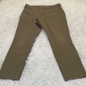Old Navy HIGH RISE PIXIE SKINNY SIZE 6  Women's Cropped Jeans in Tan/Green